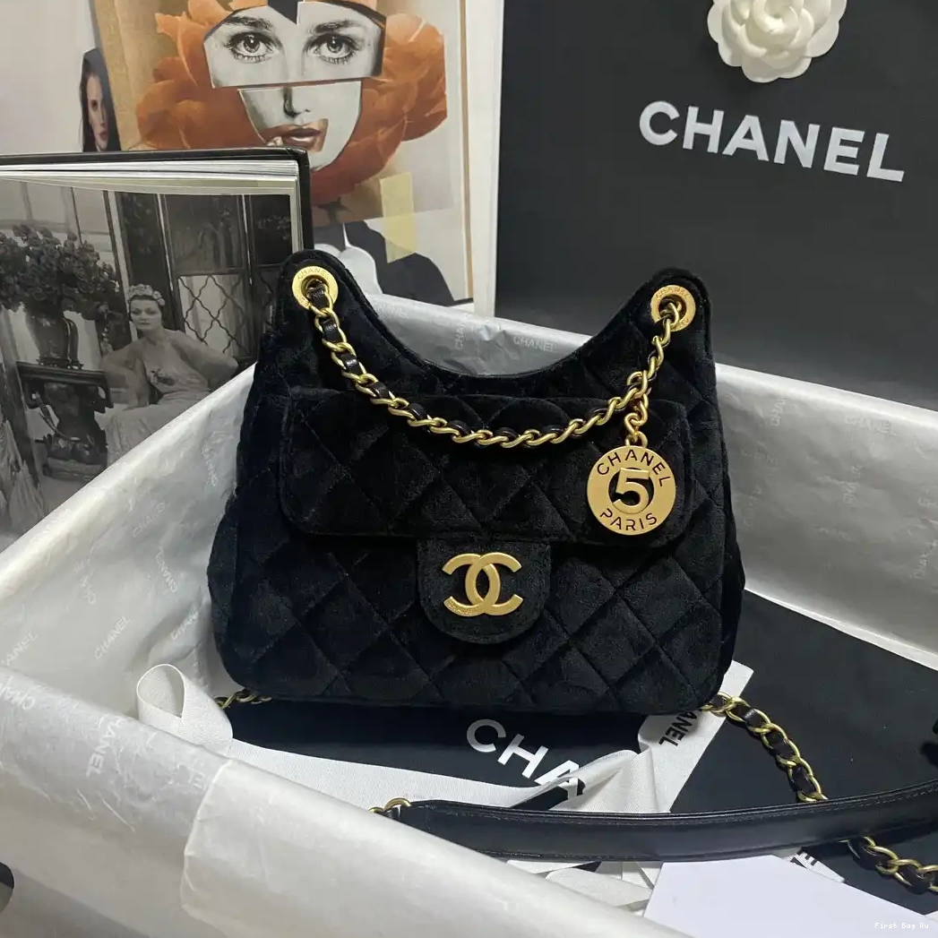 First Bag Ru CHANEL SMALL HOBO HANDBAG 0625